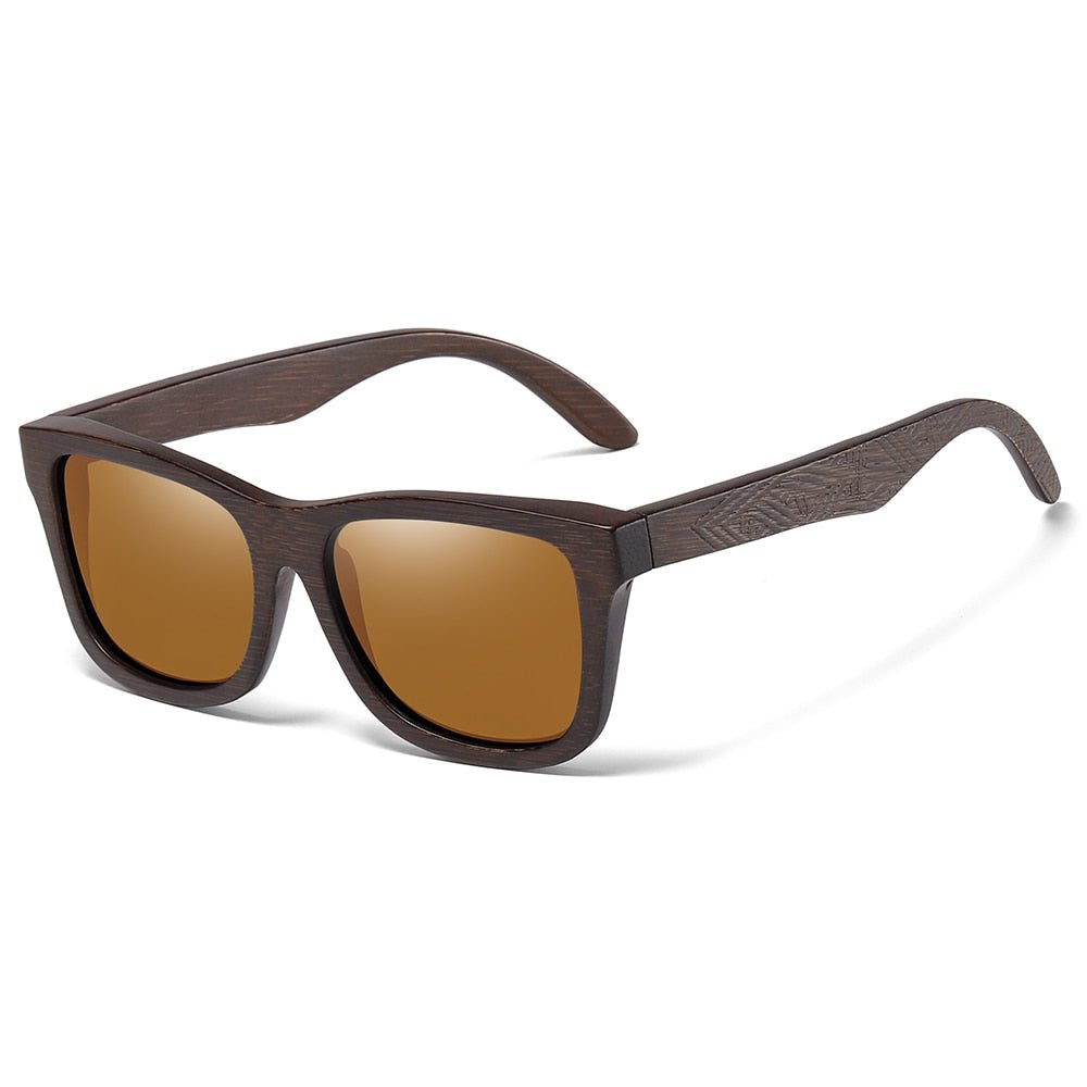 Natural Bamboo Wooden Handmade Sunglasses - www.SharpDuds.com