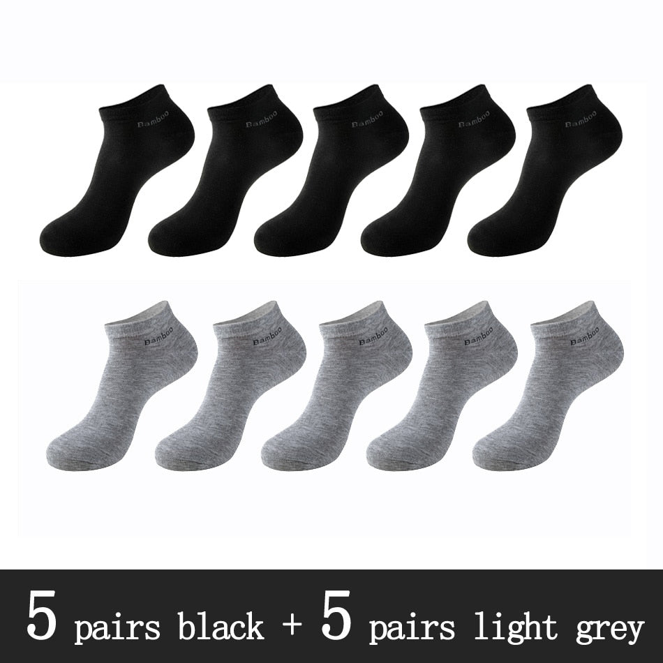 New Anti-Bacterial Ankle Socks - 10 Pairs - www.SharpDuds.com