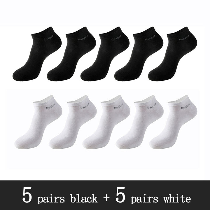 New Anti-Bacterial Ankle Socks - 10 Pairs - www.SharpDuds.com