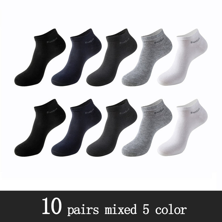 New Anti-Bacterial Ankle Socks - 10 Pairs - www.SharpDuds.com