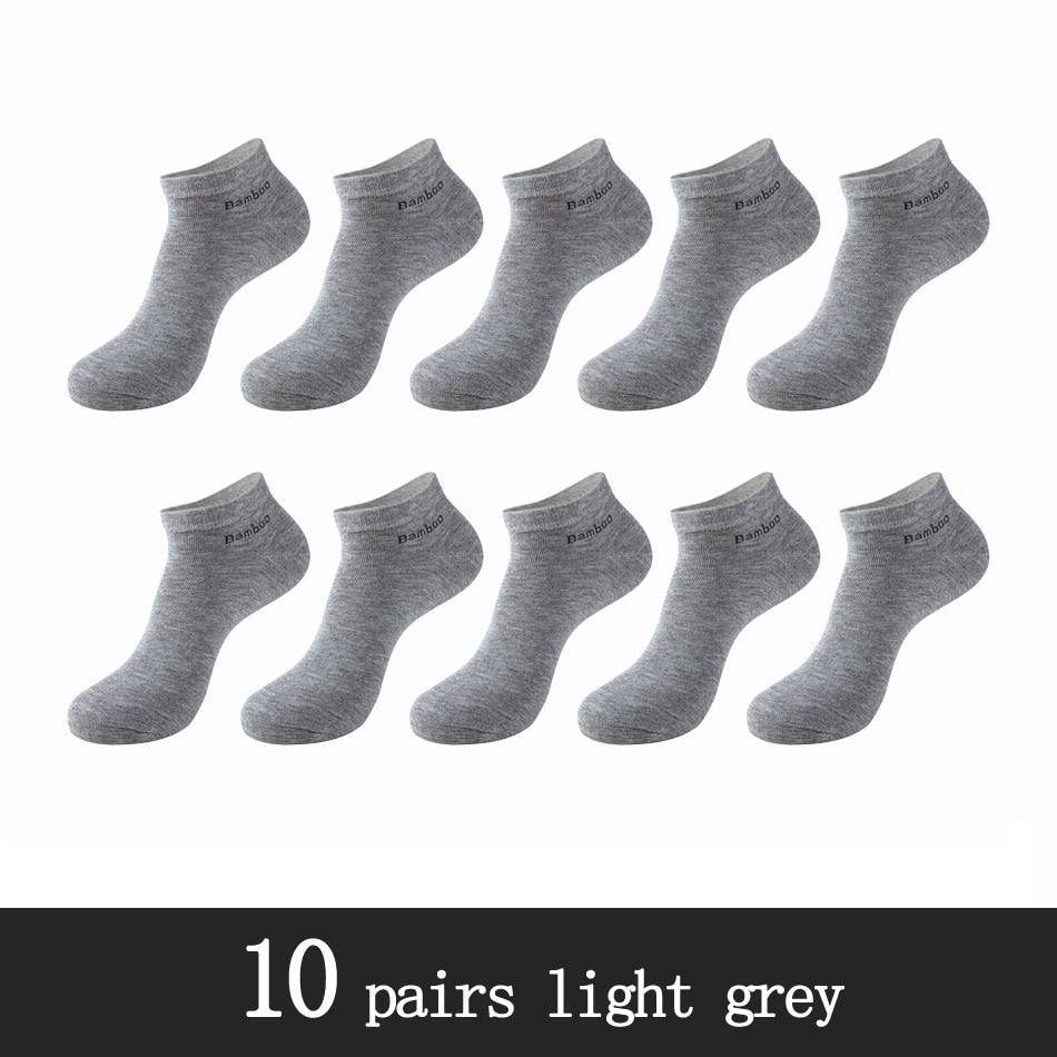 New Anti-Bacterial Ankle Socks - 10 Pairs - www.SharpDuds.com