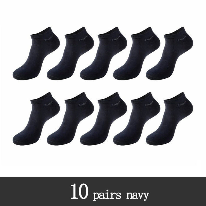 New Anti-Bacterial Ankle Socks - 10 Pairs - www.SharpDuds.com