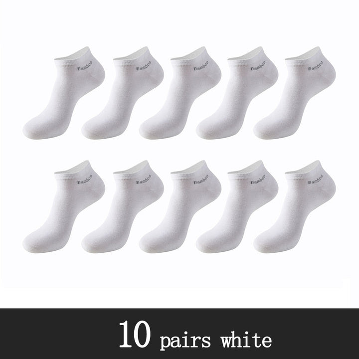 New Anti-Bacterial Ankle Socks - 10 Pairs - www.SharpDuds.com