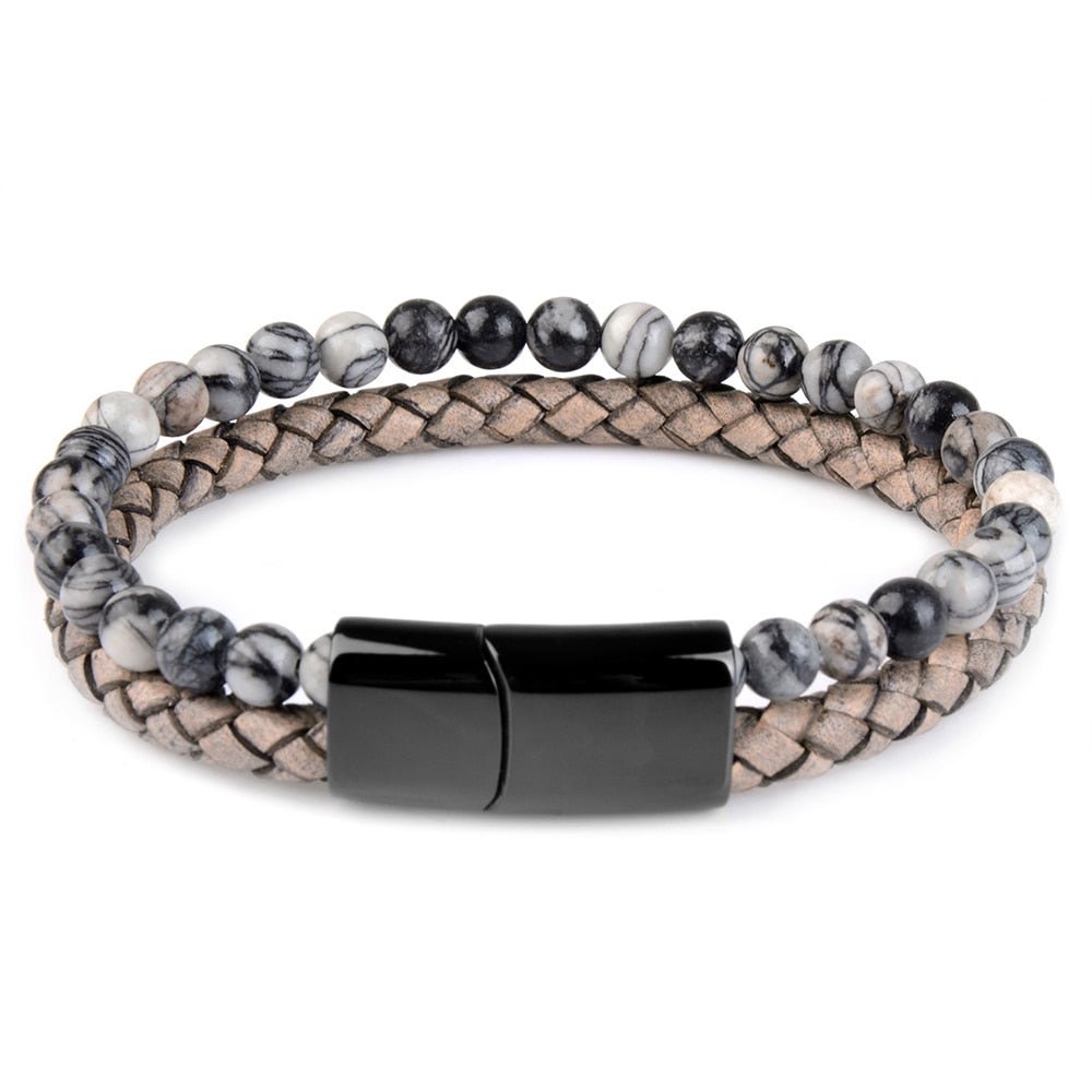 New Fashion Natural Stone Bracelets - www.SharpDuds.com