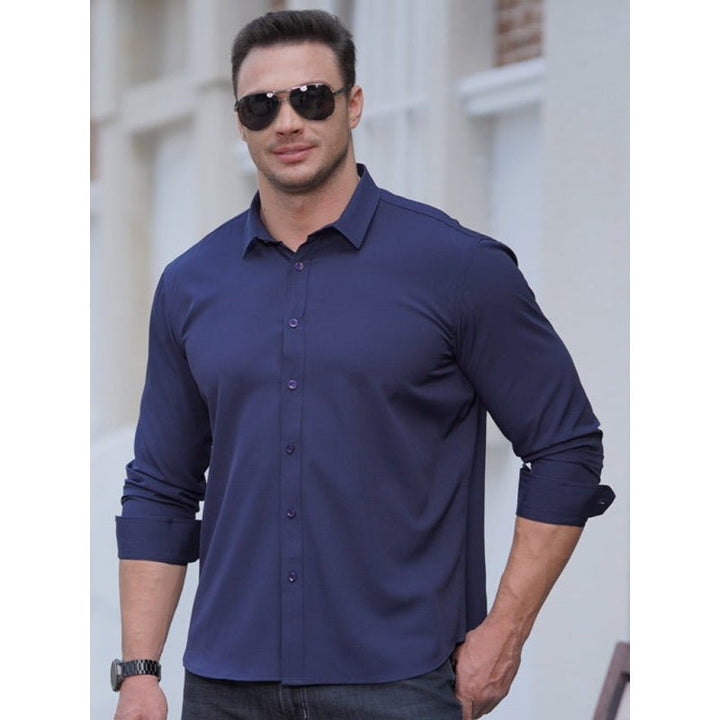 New Men's Slim Fit Business Shirt - SharpDuds