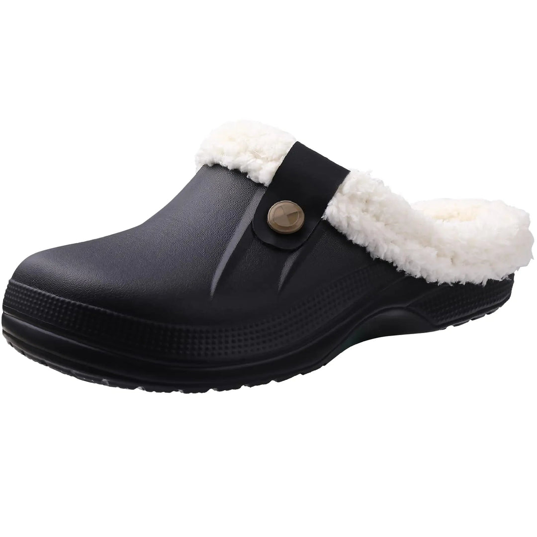 Outdoor Waterproof Soft Plush Slippers - www.SharpDuds.com