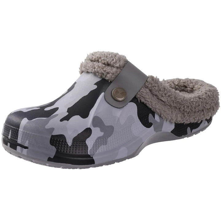 Outdoor Waterproof Soft Plush Slippers - www.SharpDuds.com