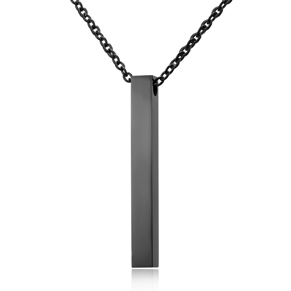 Personalized Square Bar Necklace - www.SharpDuds.com