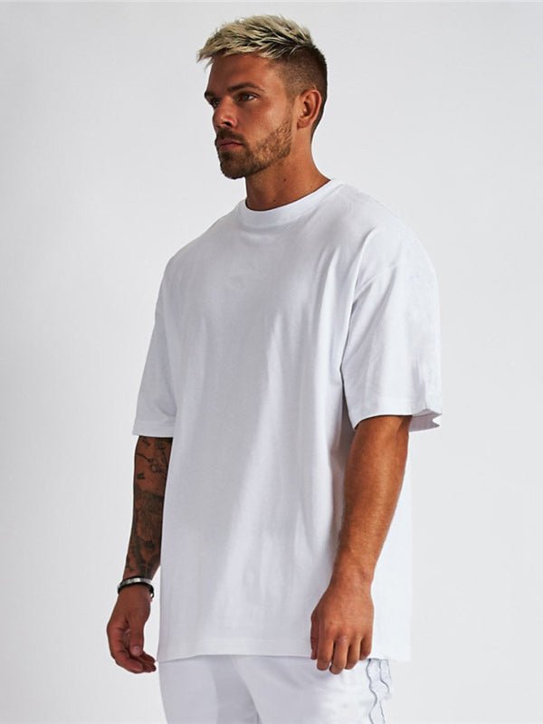 Plain Comfortable 100% Cotton Tee - SharpDuds