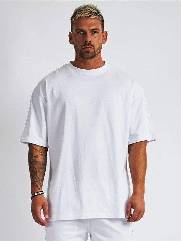 Plain Comfortable 100% Cotton Tee - SharpDuds