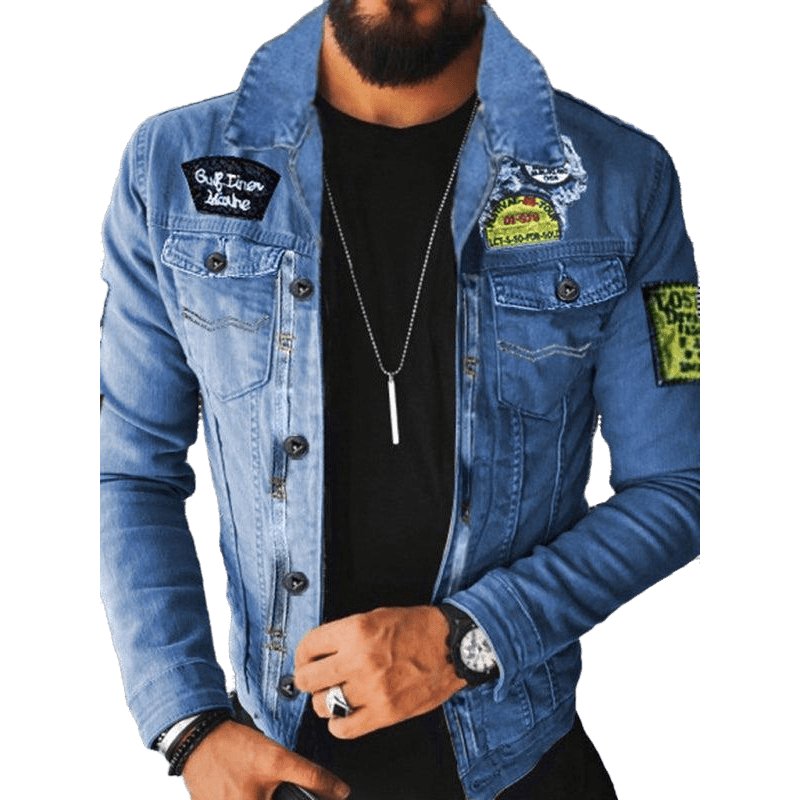 Plush Style Thickened Denim Outer Jacket - www.SharpDuds.com