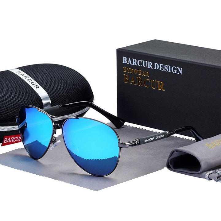 Polarized Sunglasses with Titanium Alloy Frame - www.SharpDuds.com