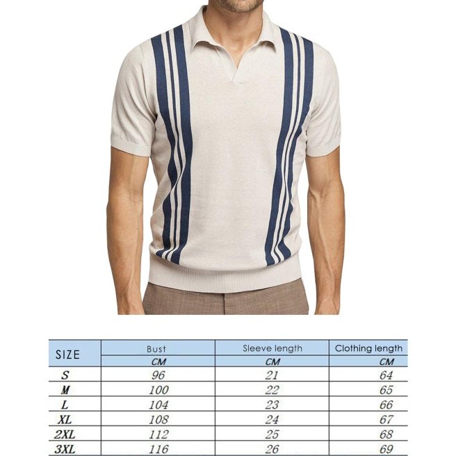 Polo Shirt With Lapel And Short Sleeves - www.SharpDuds.com