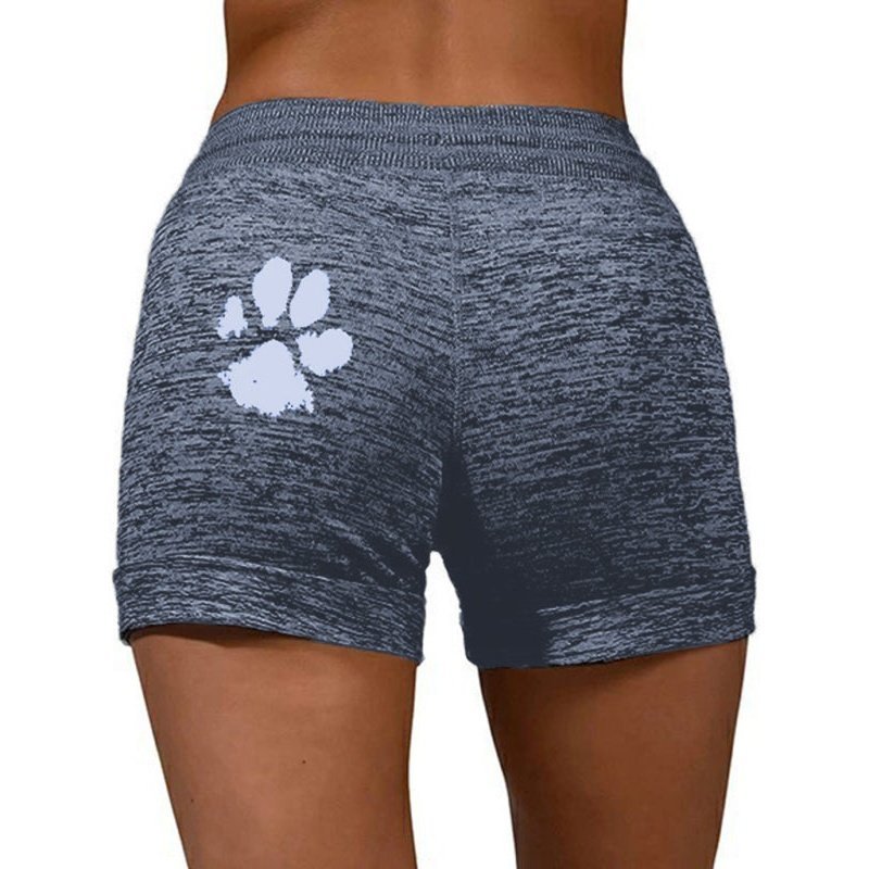 Printed Bottoming Quick-Drying Waist Elastic Shorts - www.SharpDuds.com