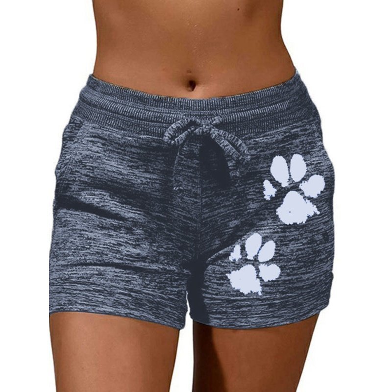 Printed Bottoming Quick-Drying Waist Elastic Shorts - www.SharpDuds.com