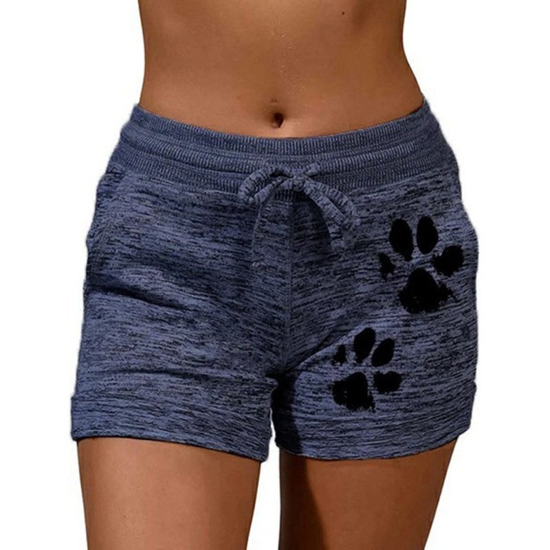 Printed Bottoming Quick-Drying Waist Elastic Shorts - www.SharpDuds.com