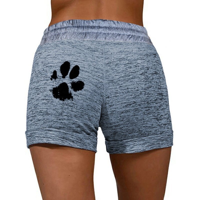 Printed Bottoming Quick-Drying Waist Elastic Shorts - www.SharpDuds.com