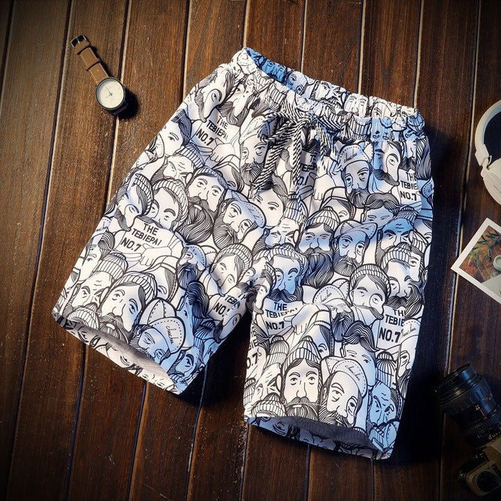 Quick Drying Beach Design Summer Casual Shorts - www.SharpDuds.com