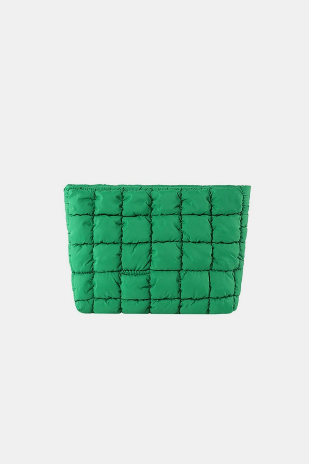 Quilted Puffy Pouch Clutch Bag - SharpDuds