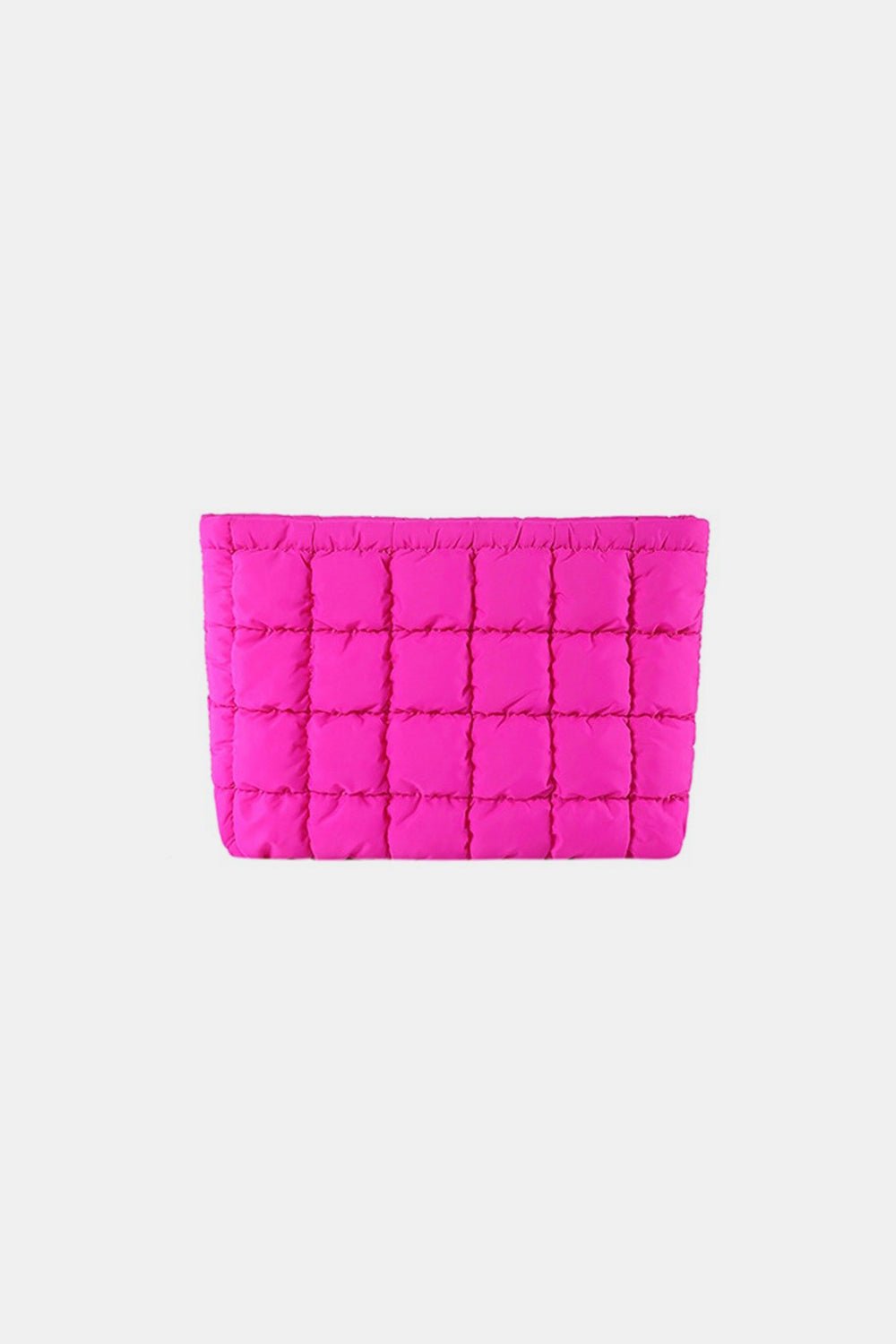 Quilted Puffy Pouch Clutch Bag - SharpDuds