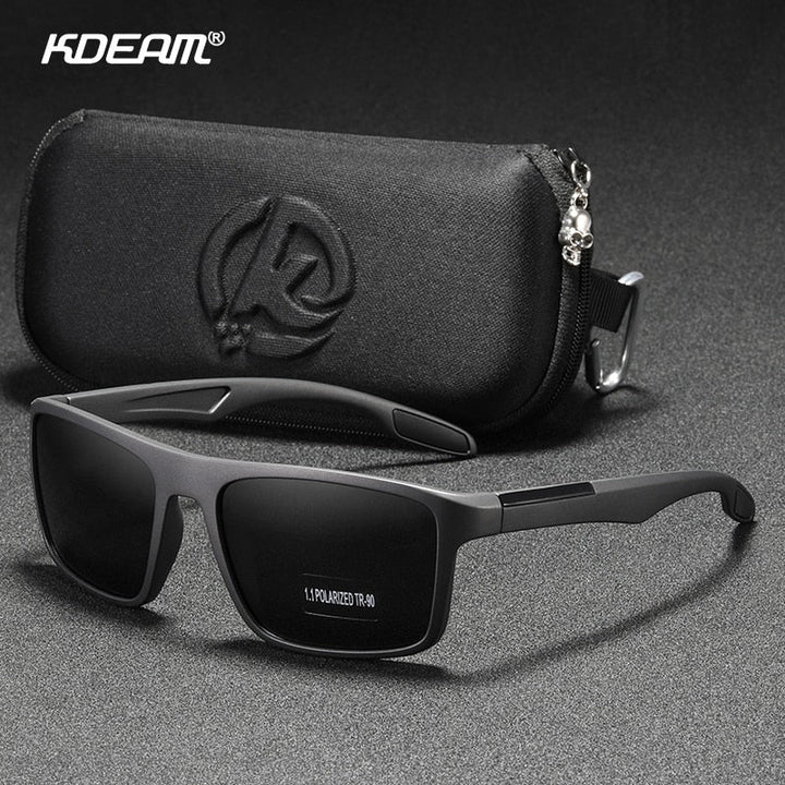 Rectangular Ultra-Light Polarized Sunglasses - www.SharpDuds.com