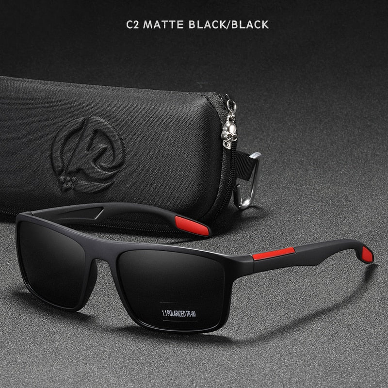 Rectangular Ultra-Light Polarized Sunglasses - www.SharpDuds.com