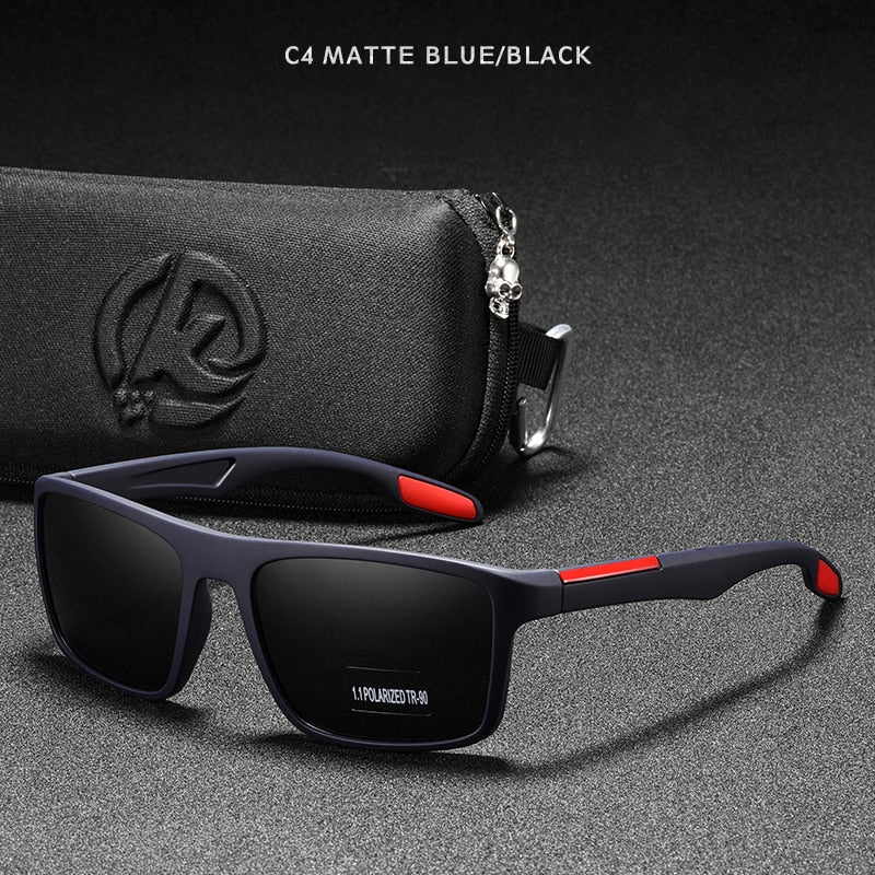 Rectangular Ultra-Light Polarized Sunglasses - www.SharpDuds.com