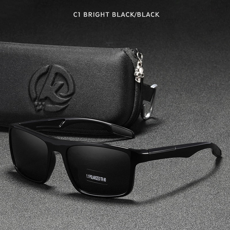 Rectangular Ultra-Light Polarized Sunglasses - www.SharpDuds.com