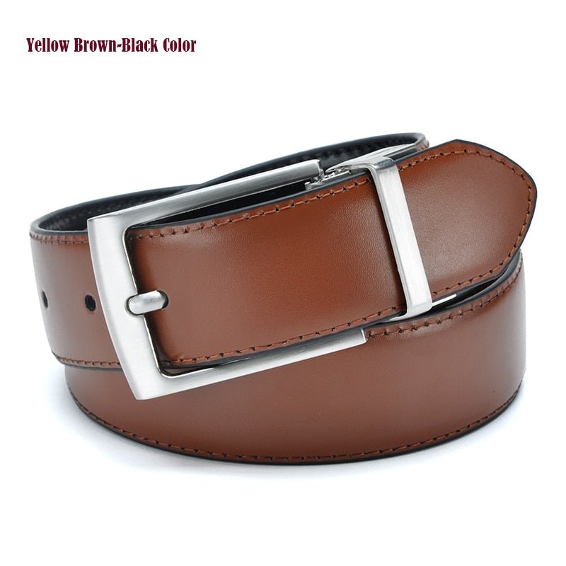 Reversible Leather Belt - www.SharpDuds.com