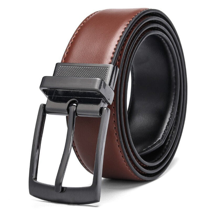 Reversible Leather Belt - www.SharpDuds.com