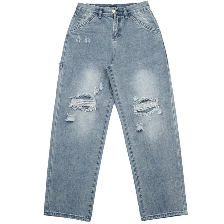 Ripped Casual All-Match Jeans For Men - www.SharpDuds.com