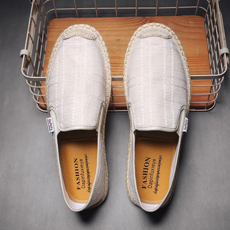 Round Toe Cotton Casual Canvas Shoes - www.SharpDuds.com