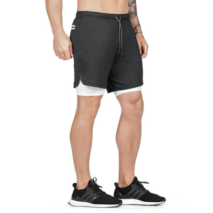 Running Speedwick 2-in1 Drawstring Shorts - www.SharpDuds.com