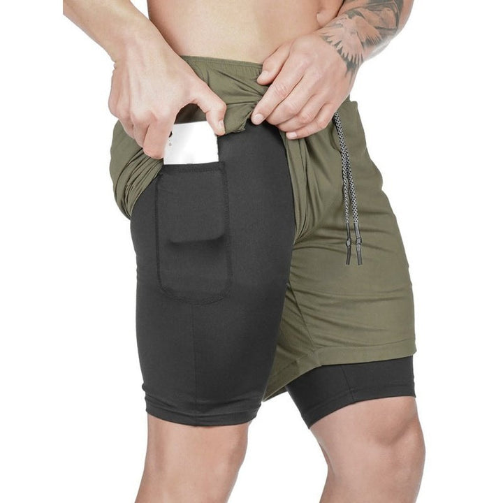 Running Speedwick 2-in1 Drawstring Shorts - www.SharpDuds.com