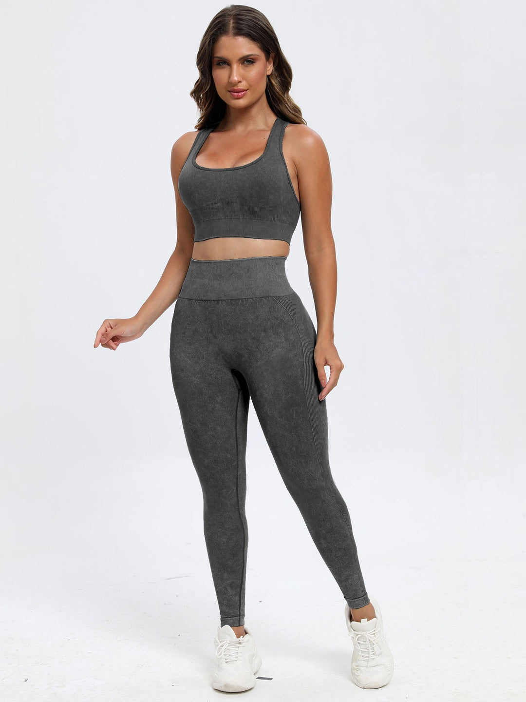 Scoop Neck Wide Strap Top and Pants Active Set - SharpDuds