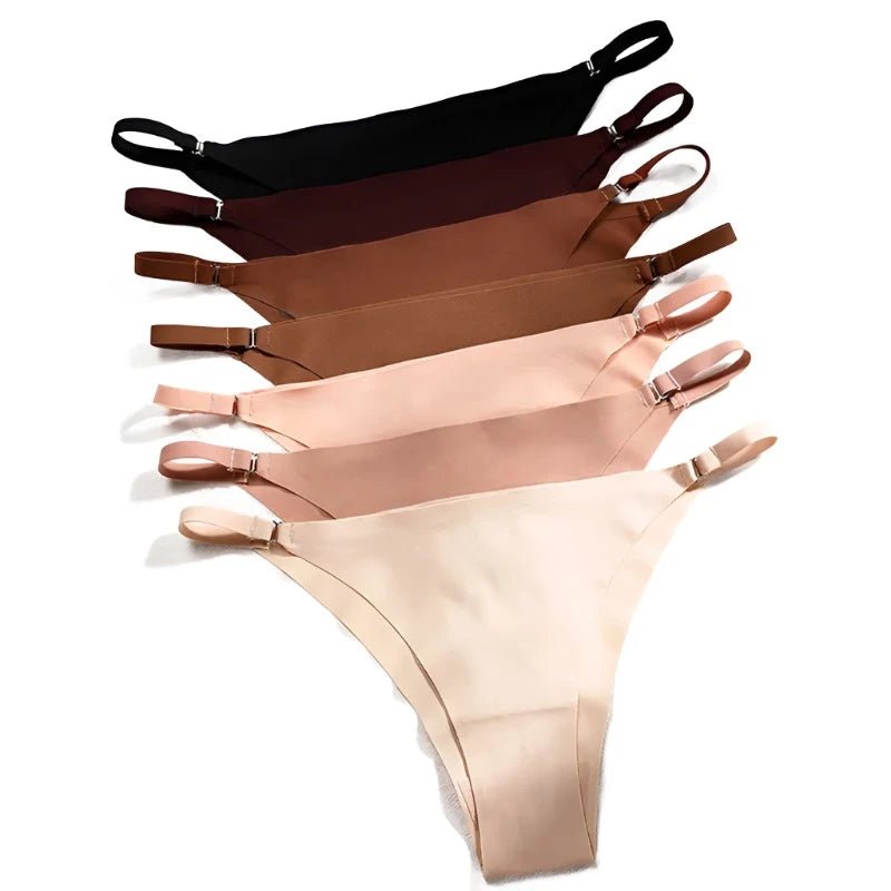 Seamless Thong Women Low Waist Panties - www.SharpDuds.com