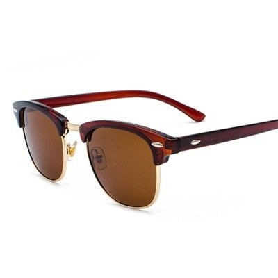 Semi-Rimless Sunglasses for Men - www.SharpDuds.com