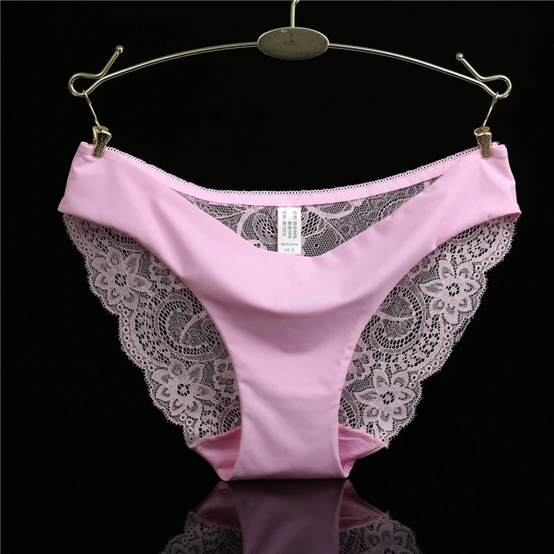 Sexy Lace Panties Seamless Cotton Breathable Underpants - www.SharpDuds.com