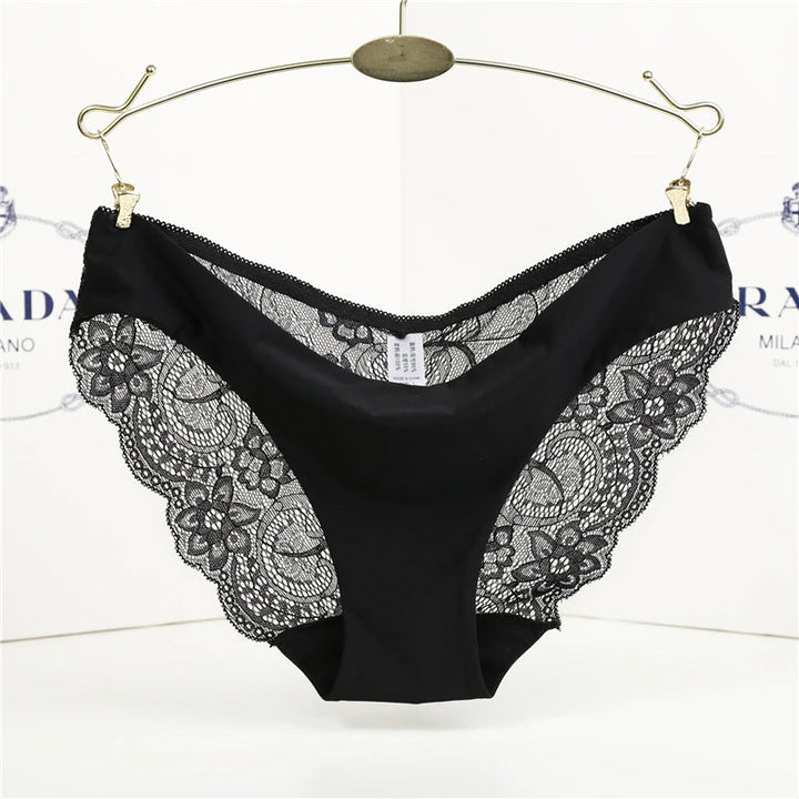 Sexy Lace Panties Seamless Cotton Breathable Underpants - www.SharpDuds.com