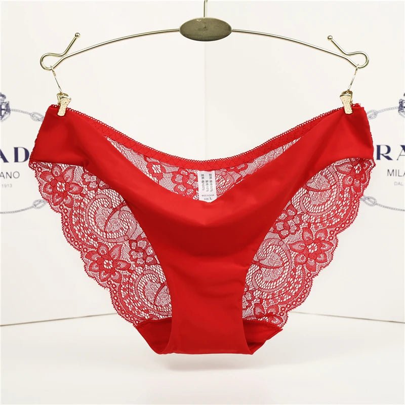 Sexy Lace Panties Seamless Cotton Breathable Underpants - www.SharpDuds.com