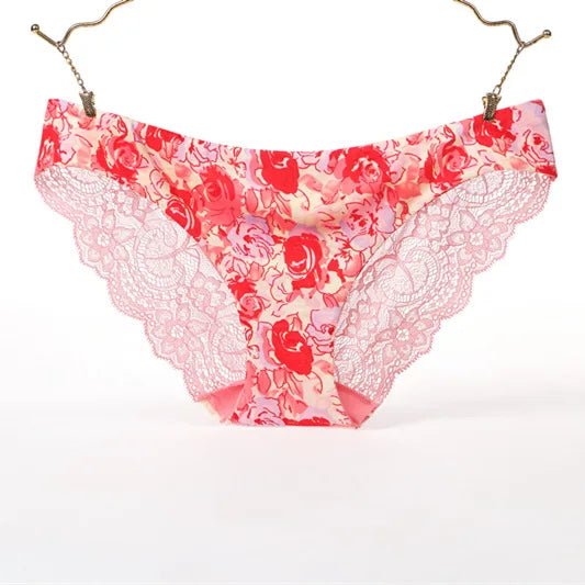 Sexy Lace Panties Seamless Cotton Breathable Underpants - www.SharpDuds.com