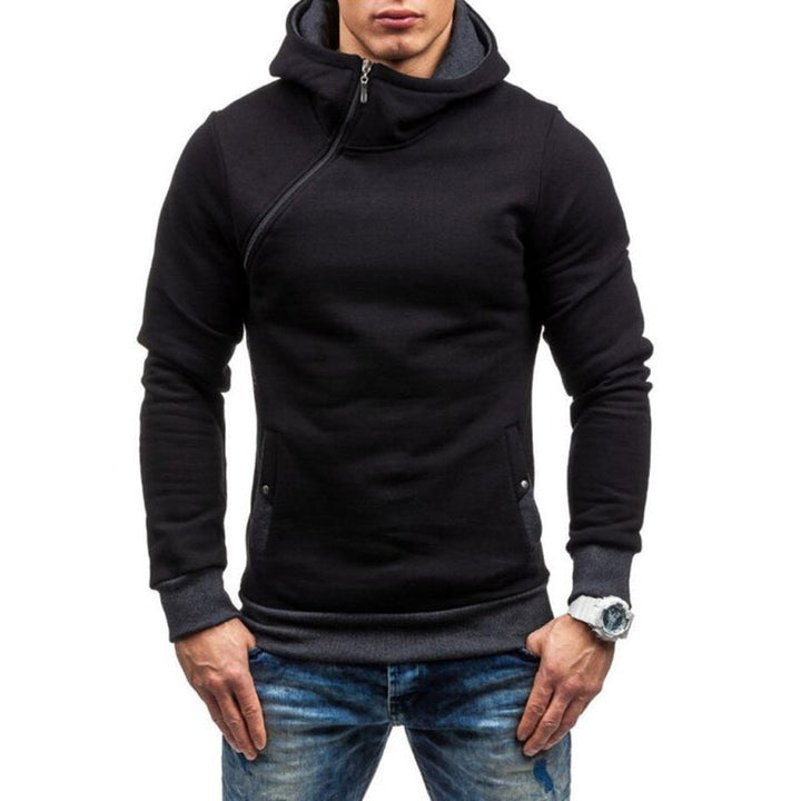 Side Interlock Quarter Zip Pullover - www.SharpDuds.com