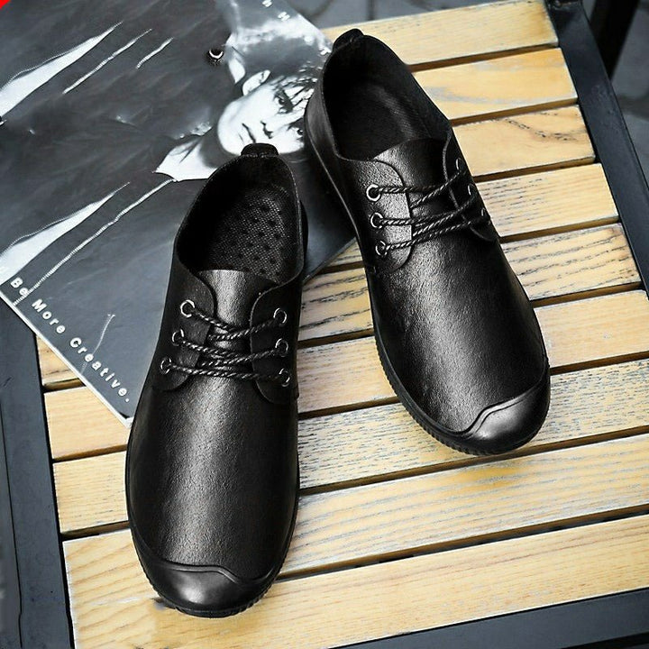 Soft Bottom Leather Shoes - www.SharpDuds.com