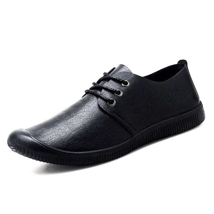 Soft Bottom Leather Shoes - www.SharpDuds.com