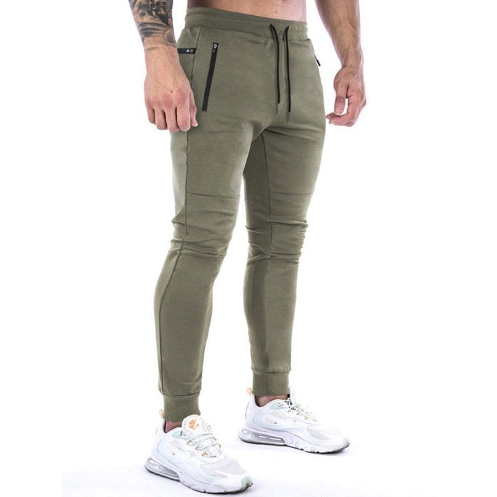 Solid Color Fleece Cargo Pocket Joggers - www.SharpDuds.com