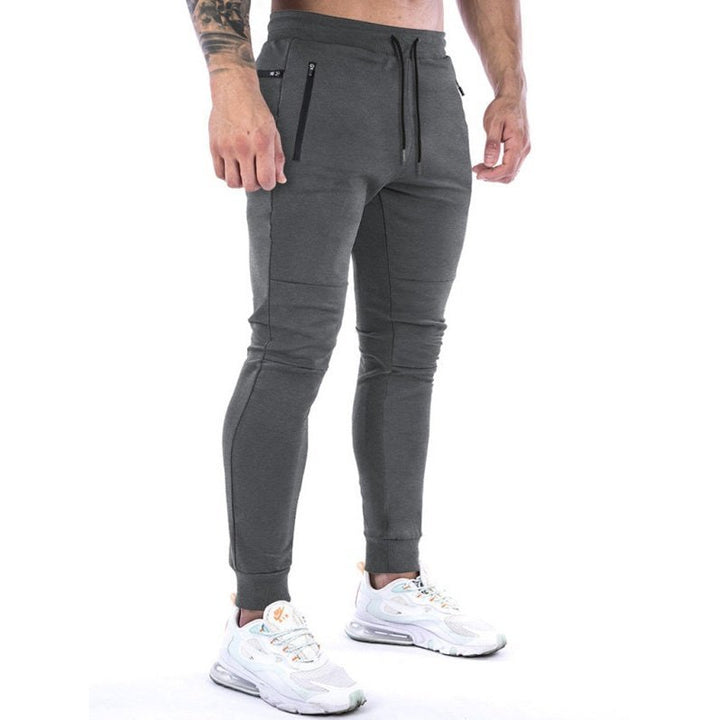 Solid Color Fleece Cargo Pocket Joggers - www.SharpDuds.com