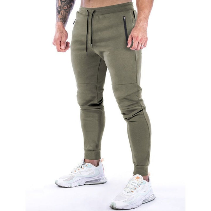 Solid Color Fleece Cargo Pocket Joggers - www.SharpDuds.com