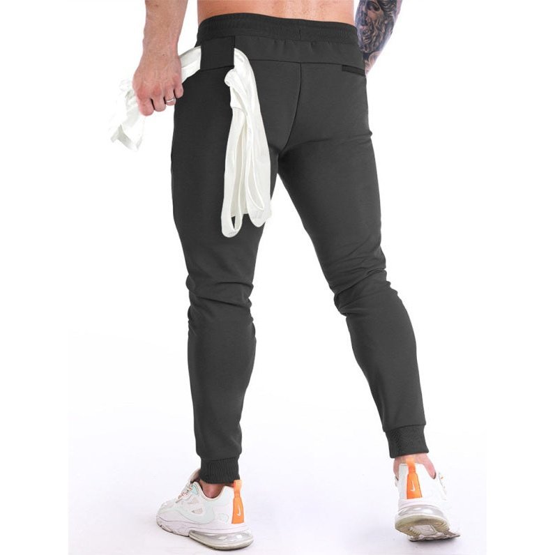 Solid Color Fleece Cargo Pocket Joggers - www.SharpDuds.com