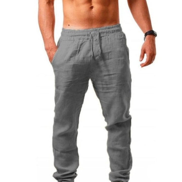 Solid Color Linen Pants - www.SharpDuds.com