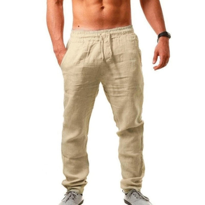 Solid Color Linen Pants - www.SharpDuds.com